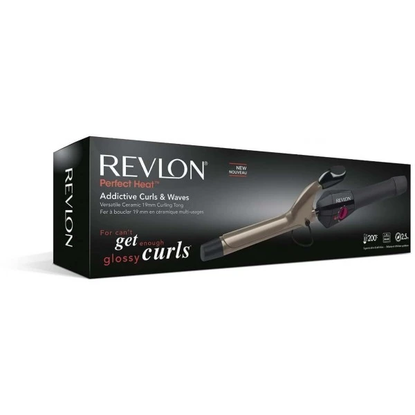 Revlon RVIR1409UK Addictive Curls & Waves 19mm Curling Tong 2 Revlon RVIR1409UK Addictive Curls & Waves 19mm Curling Tong - Image 2