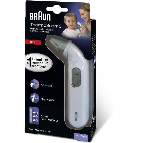 Braun IRT3030EE Thermoscan 3 Infrared Ear Thermometer 4 Braun IRT3030EE Thermoscan 3 Infrared Ear Thermometer - Image 4