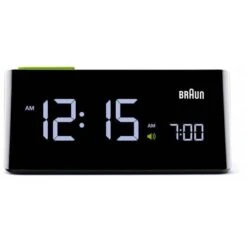 Braun BNC016BKUK Black VA LCD Alarm Clock