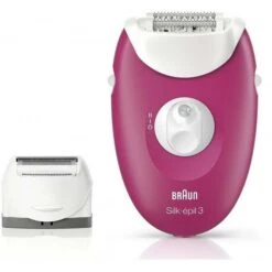 Braun 3-410 Silk-Epil 3 Raspberry Pink Epilator