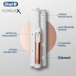 Oral B Oral-B D706.513 Genius X Rose Gold Electric Toothbrush 8 Oral B Oral-B D706.513 Genius X Rose Gold Electric Toothbrush -Care Product Store 19362