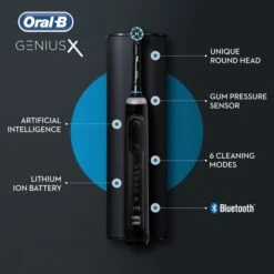 Oral B Oral-B D706.513 Genius X Black Electric Toothbrush 8 Oral B Oral-B D706.513 Genius X Black Electric Toothbrush -Care Product Store 19372