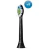 Philips HX6068/13 W2 Optimal White Standard 8 Pack Black Toothbrush Heads