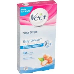 Veet TOVEE111 Easy Gelwax Sensitive 20 Pack Strip