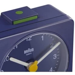 Braun BC02BL Classic Travel Analogue Blue Alarm Clock -Care Product Store 21236