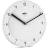 Braun BC06W Classic Analogue White Wall Clock