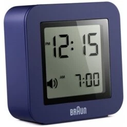 Braun BNC018BL Digital Blue Travel Alarm Clock