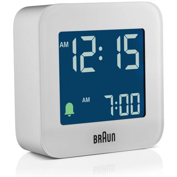 Braun BC08W Digital White Travel Alarm Clock 2 Braun BC08W Digital White Travel Alarm Clock - Image 2