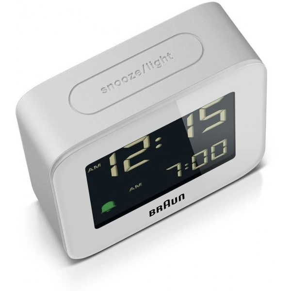 Braun BC08W Digital White Travel Alarm Clock 4 Braun BC08W Digital White Travel Alarm Clock - Image 4