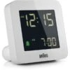 Braun BC09W Digital White Alarm Clock