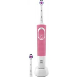 Oral B Oral-B D100.423.1 Vitality Plus White & Clean Pink Electric Toothbrush