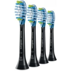 Philips HX9044/33 C3 Premium Plaue Defence Pack Of 4 Black Toothbrush Heads