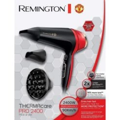 Remington D5755 Thermacare Pro 2400 Manchester United Hair Dryer -Care Product Store 21821
