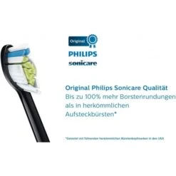 Philips HX6062/13 Sonicare W2 Optimal White 2 Pack Black Toothbrush Heads -Care Product Store 21862