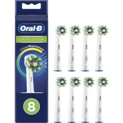 Oral B Oral-B EB50-8 CrossAction 8 Pack Toothbrush Heads
