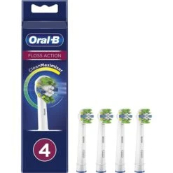Oral B Oral-B EB25-4 Floss Action 4 Pack Toothbrush Heads
