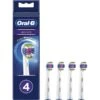 Oral B Oral-B EB18-4 3D White 4 Pack Replacement Toothbrush Heads