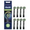 Oral B Oral-B EB50-8 CrossAction 8 Pack Black Toothbrush Heads