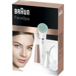 Braun FaceSpa 851V 3-in-1 Facial (with 3 Extras And Beauty Pouch) Epilator -Care Product Store 22454