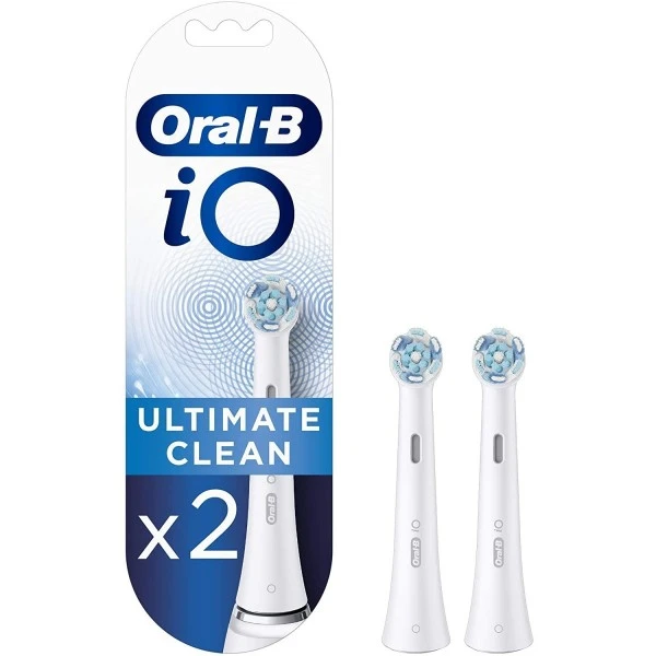 Oral B Oral-B IO Ultimate Clean White 2 Pack Toothbrush Heads 1 Oral B Oral-B IO Ultimate Clean White 2 Pack Toothbrush Heads