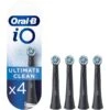 Oral B Oral-B IO Ultimate Clean Black 4 Pack Toothbrush Heads