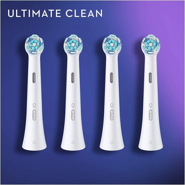 Oral B Oral-B 80338940 IO Ultimate Clean White Pack Of 4 Toothbrush Heads 2 Oral B Oral-B 80338940 IO Ultimate Clean White Pack Of 4 Toothbrush Heads - Image 2