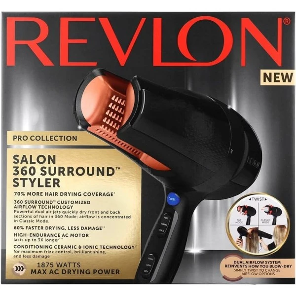 Revlon RVDR5206UK Salon 360 Surround Hair Dryer 2 Revlon RVDR5206UK Salon 360 Surround Hair Dryer - Image 2