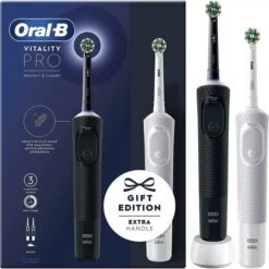 Oral B Oral-B D103.423.3H Vitality Pro Duo Black And White Electric Toothbrush