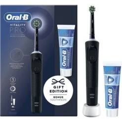 Oral B Oral-B D103.413.3D Vitality Pro Black (Bonus Toothpaste) Electric Toothbrush