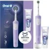 Oral B Oral-B D103.413.3D Vitality Pro Purple (Bonus Toothpaste) Electric Toothbrush