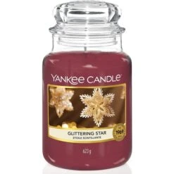 Yankee Candle HOYAN386 623g Large Jar Glittering Star Candle