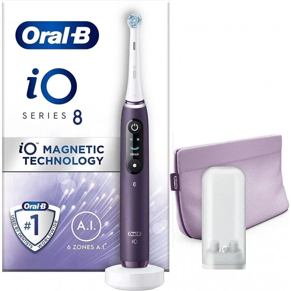Oral B Oral-B 80334330 IO Series 8 Violet Electric Toothbrush 1 Oral B Oral-B 80334330 IO Series 8 Violet Electric Toothbrush