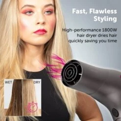 Carmen C81100 Neon 1800 Watts Graphite And Pink Hair Dryer 9 Carmen C81100 Neon 1800 Watts Graphite And Pink Hair Dryer -Care Product Store 23685