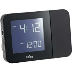 Braun BNC015BKUK-RC Black Digital Radio Controlled Projection Alarm Clock -Care Product Store 5596