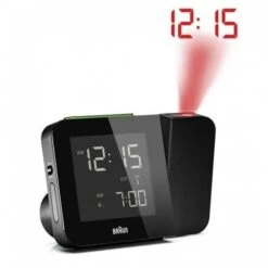 Braun BNC015BKUK-RC Black Digital Radio Controlled Projection Alarm Clock -Care Product Store 5599