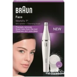 Braun 810 Face Cleansing Brush + Mini Epilator -Care Product Store 5711